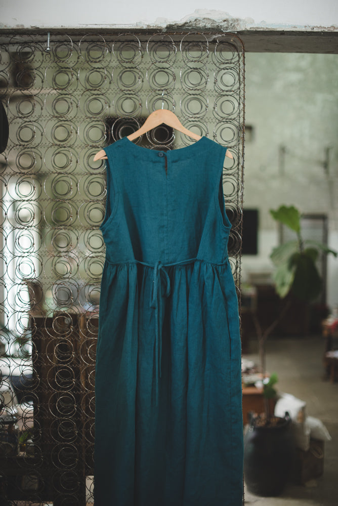 Serendipity Linen  Dress - made to order