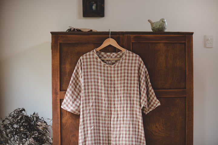 Everyday Linen Shift Dress - made to order