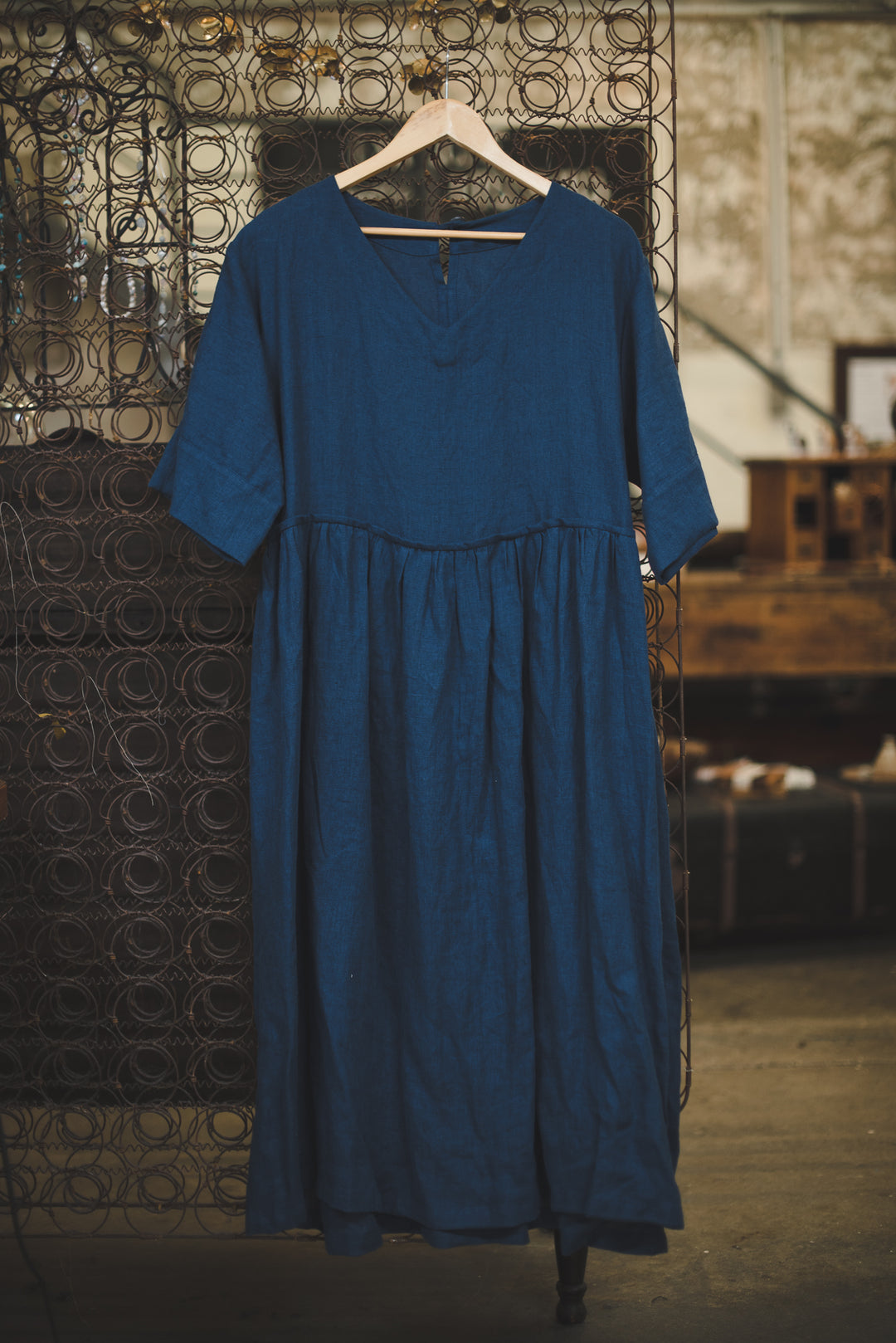 Serendipity Linen  Dress - made to order