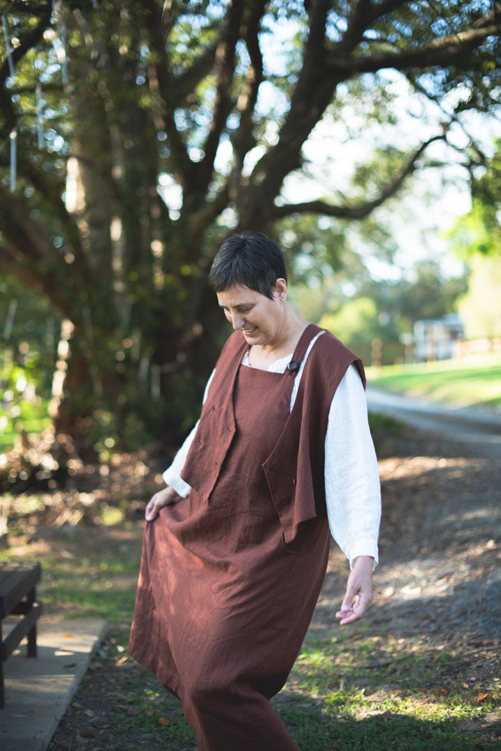 Over It All Linen Dress - Autumn Bundle