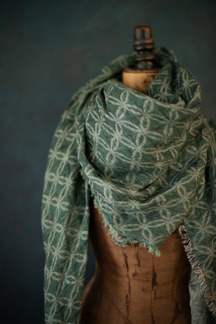 Linen Shawl/Wrap - woven in Europe