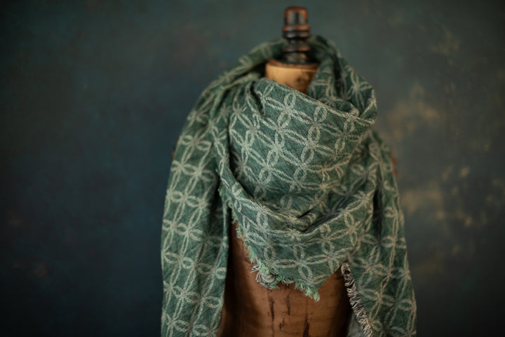 Linen Shawl/Wrap - woven in Europe