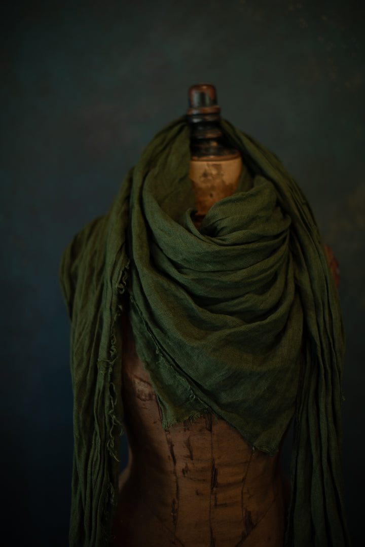 Linen Scarf - Hand Dyed