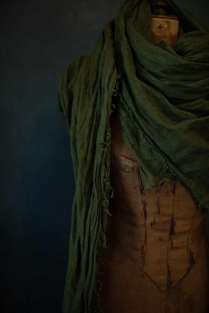 Linen Scarf - Hand Dyed