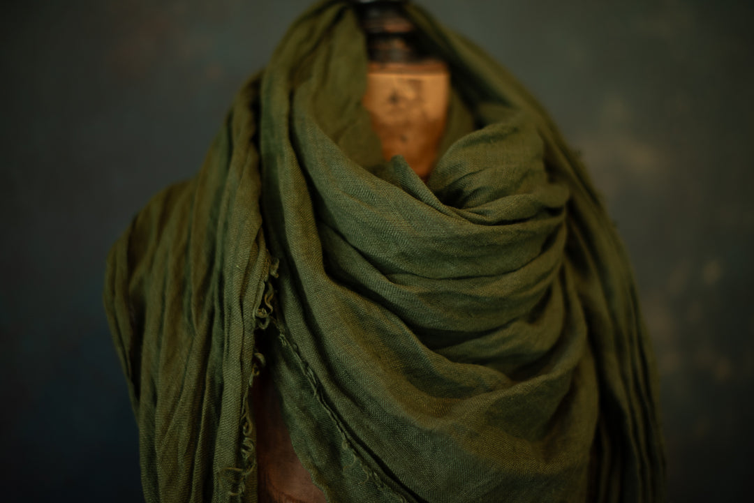 Linen Scarf - Hand Dyed
