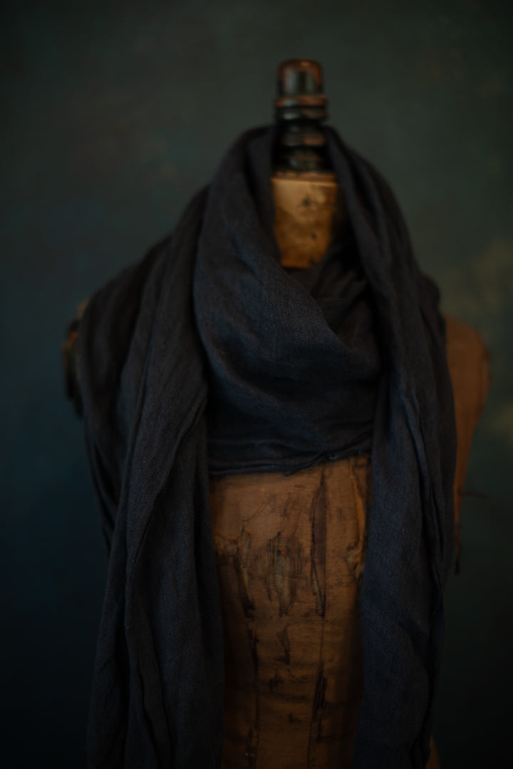 Linen Scarf - Hand Dyed