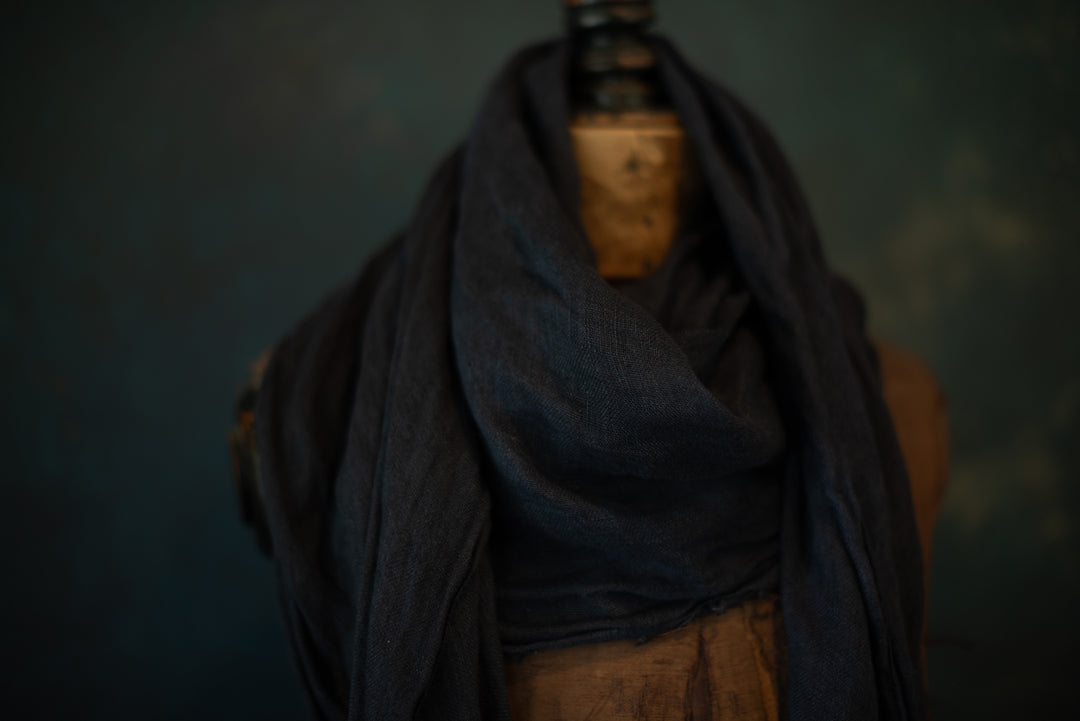 Linen Scarf - Hand Dyed