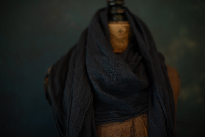Linen Scarf - Hand Dyed