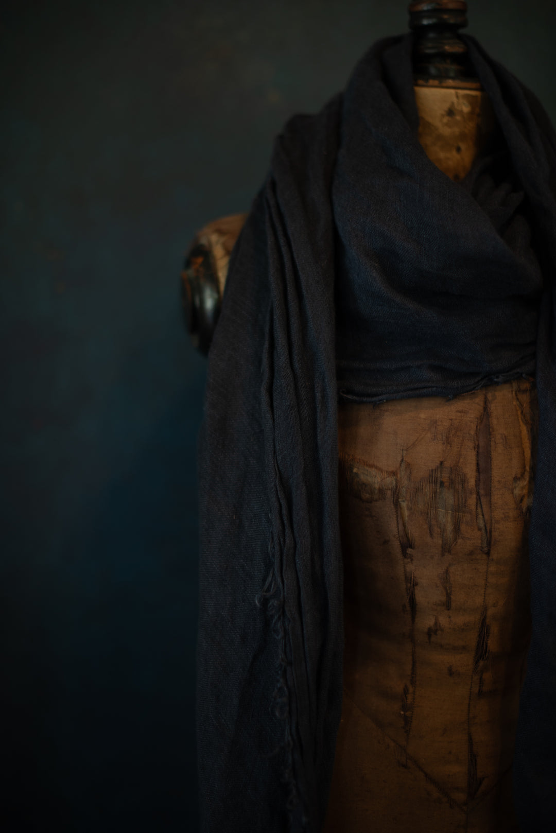 Linen Scarf - Hand Dyed
