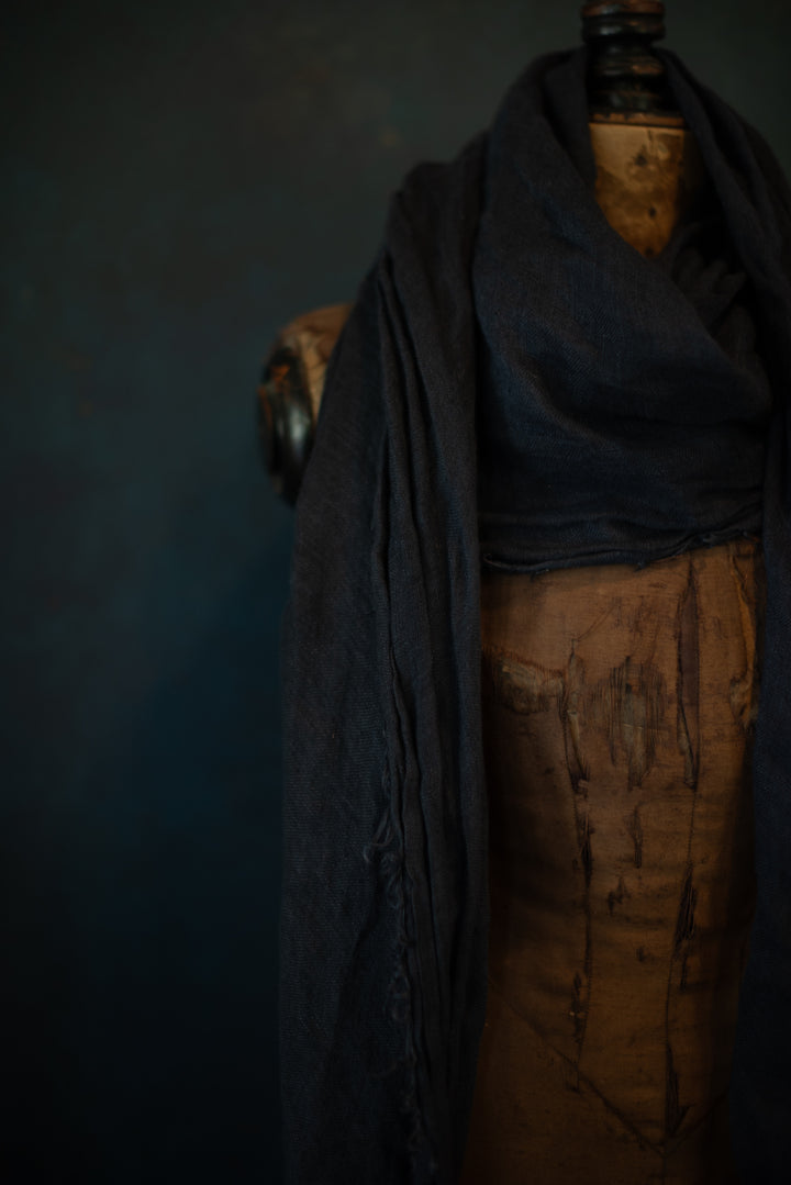 Linen Scarf - Hand Dyed