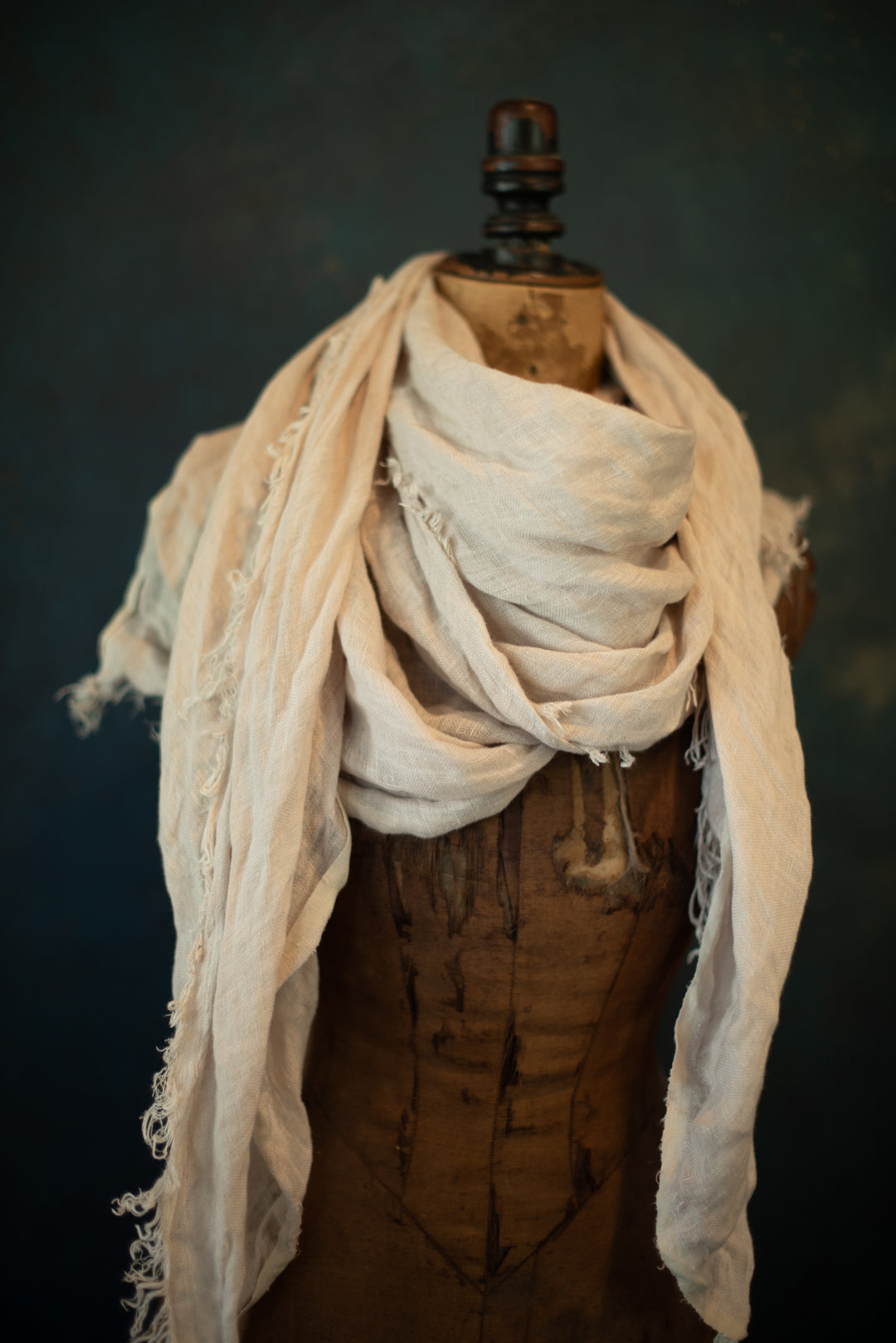 Linen Scarf - Hand Dyed
