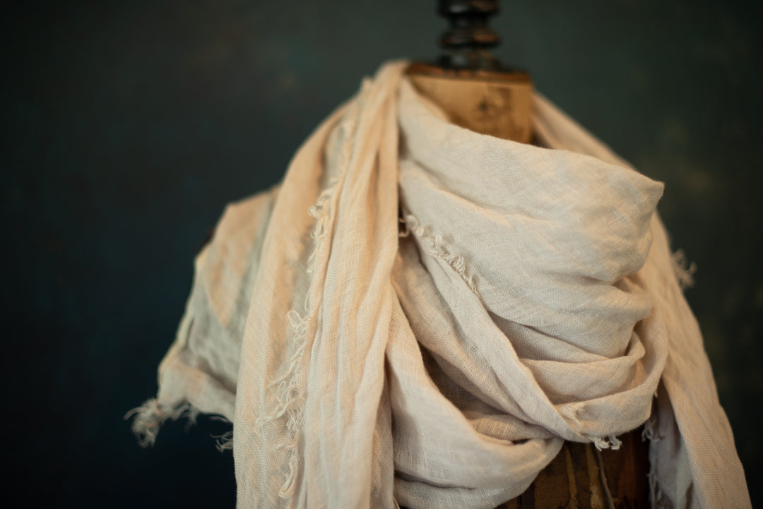 Linen Scarf - Hand Dyed
