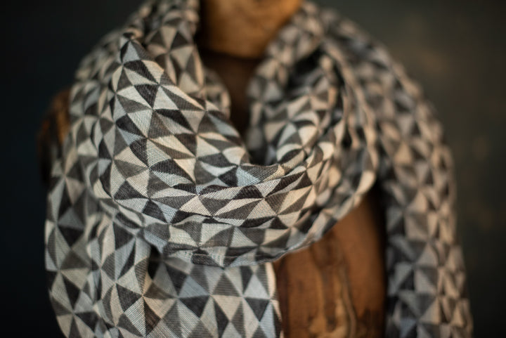 Linen Shawl/Wrap - woven in Europe