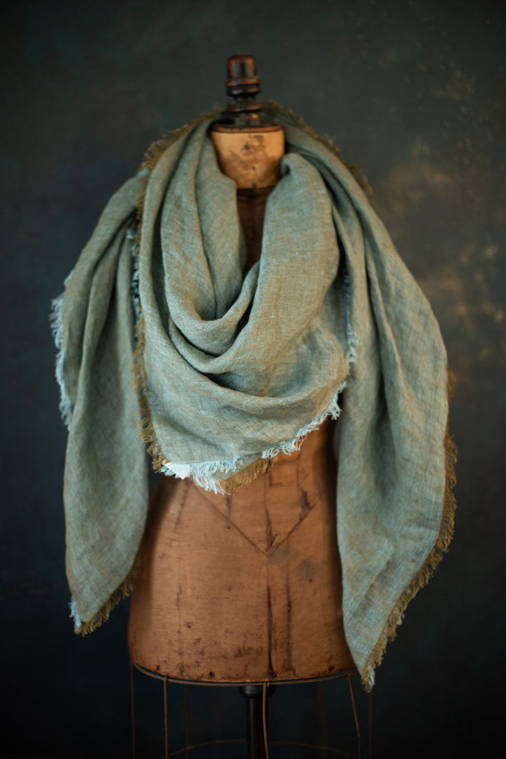 Linen Shawl/Wrap - woven in Europe