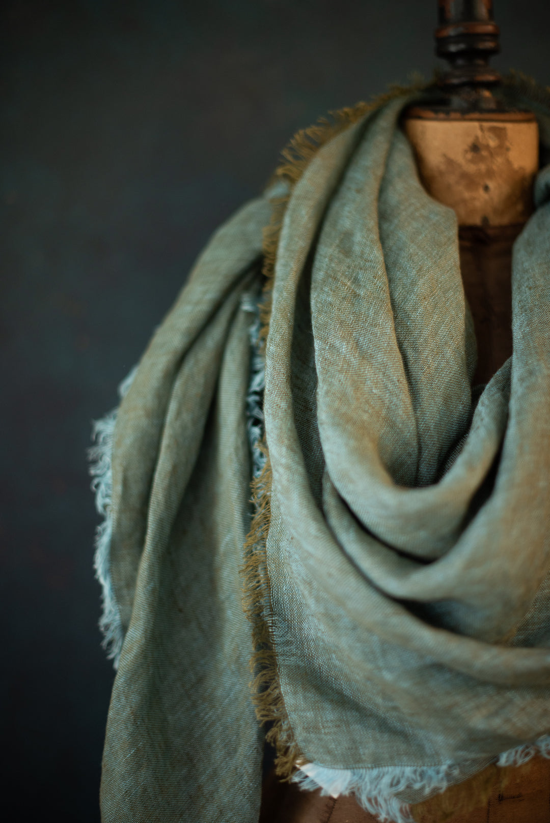 Linen Shawl/Wrap - woven in Europe