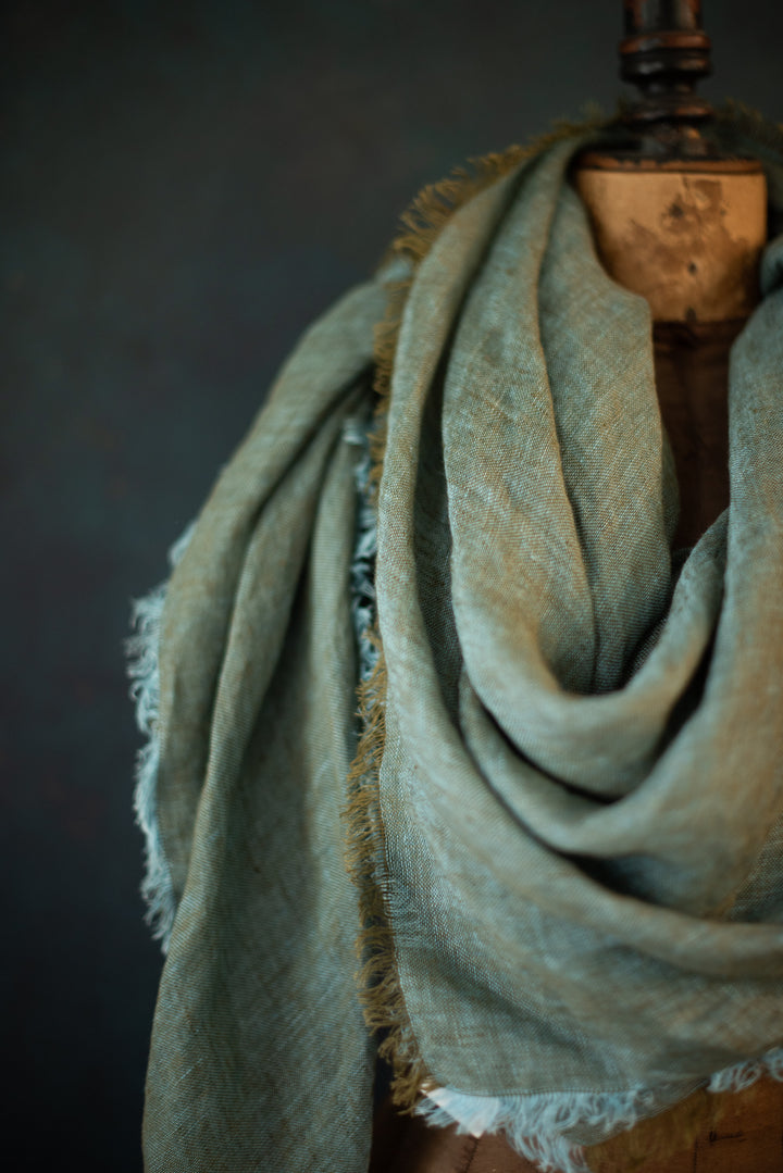 Linen Shawl/Wrap - woven in Europe