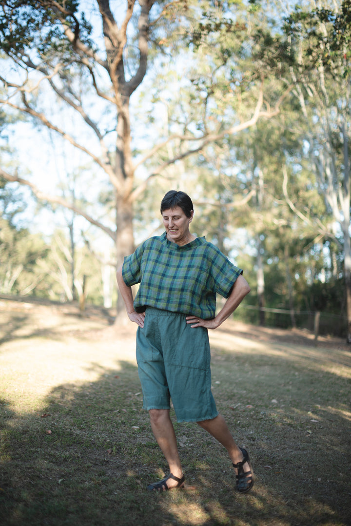 Boat Tee Linen Top - made to order