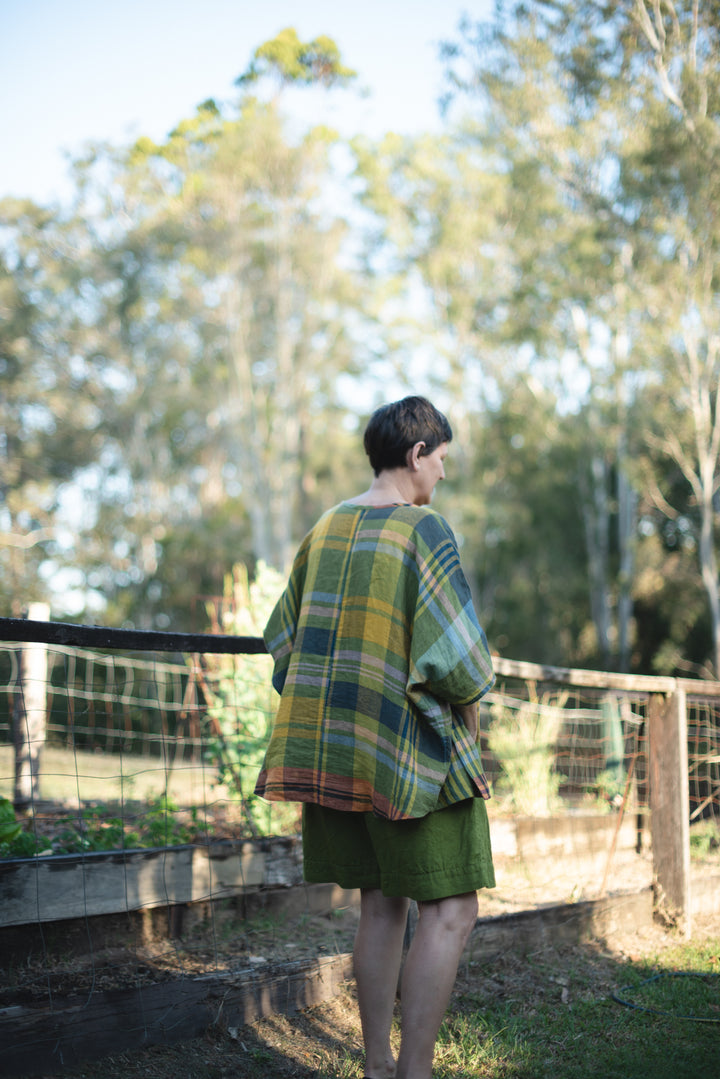 Breezy Tee  Linen Top - made to order
