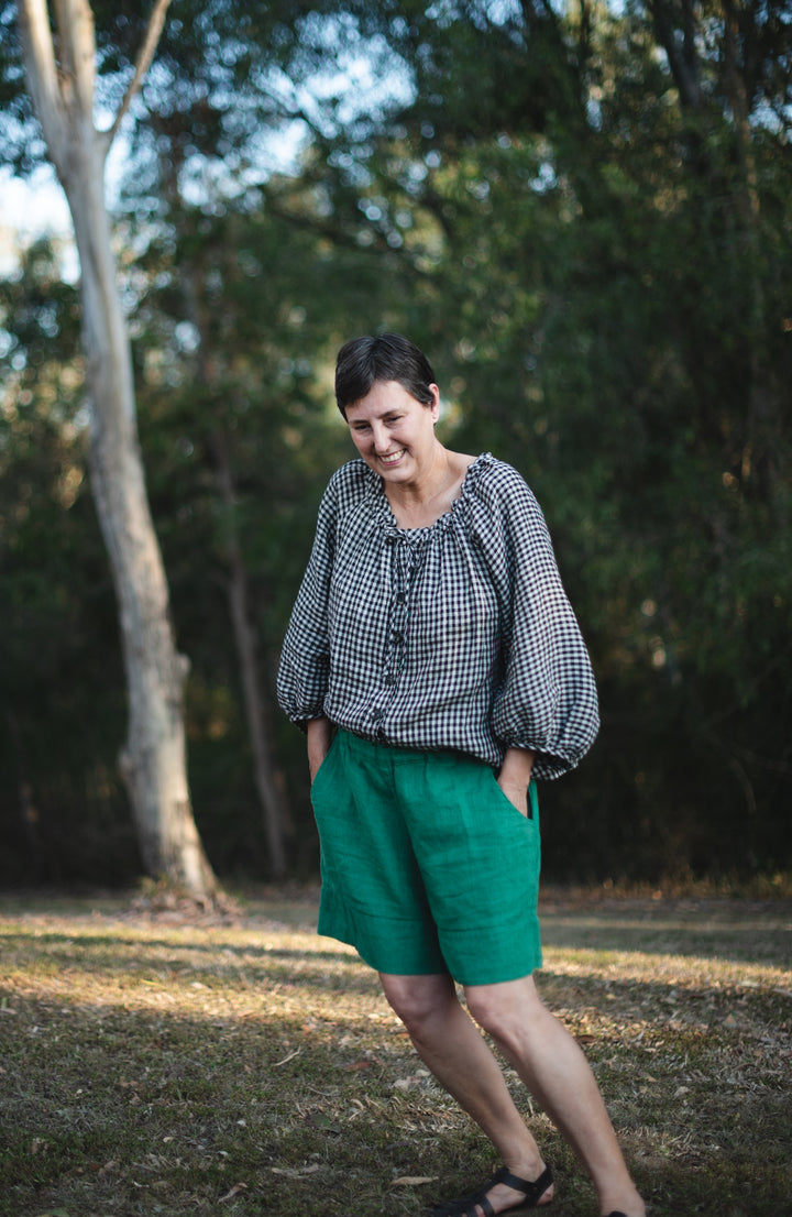 Shortie Linen Shorts