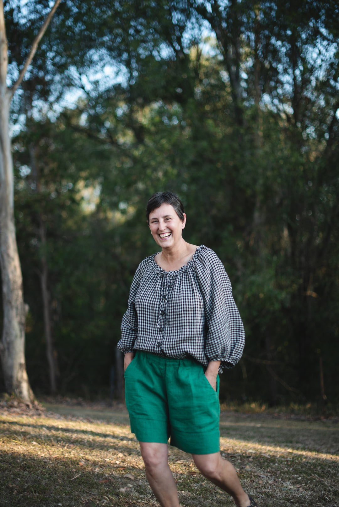 Shortie Linen Shorts