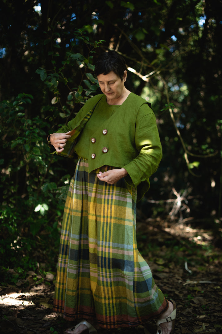 DD (Double Down) Linen Vest - made to order