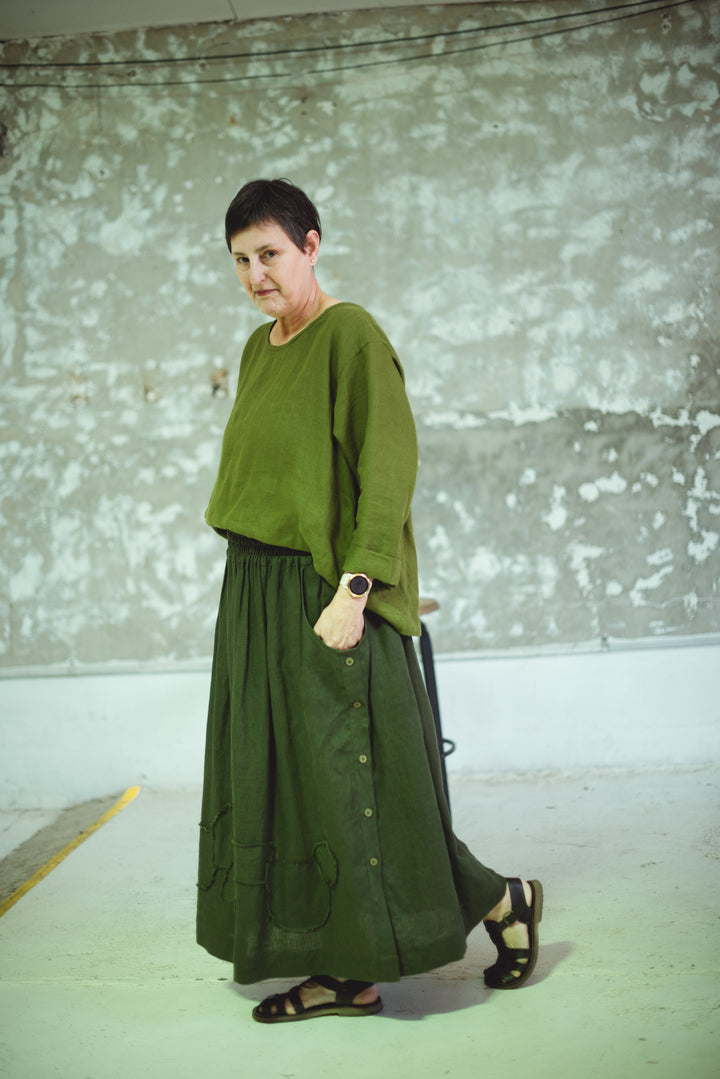 Dearest Linen Tee - made to order