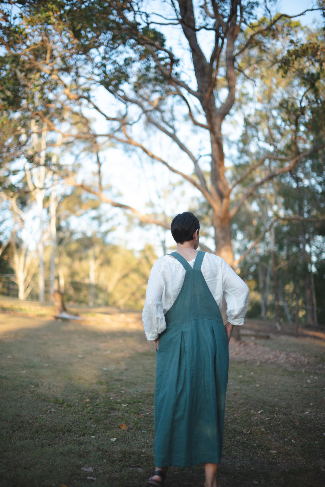 Over It All Linen Dress - Made to Order