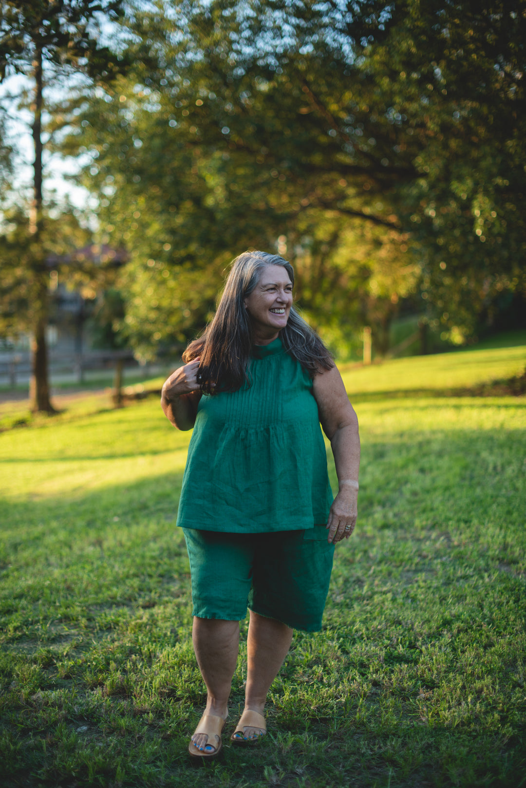 Stickler Linen Shorts - made to order