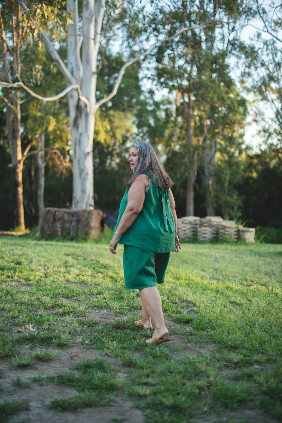 Stickler Linen Shorts - made to order