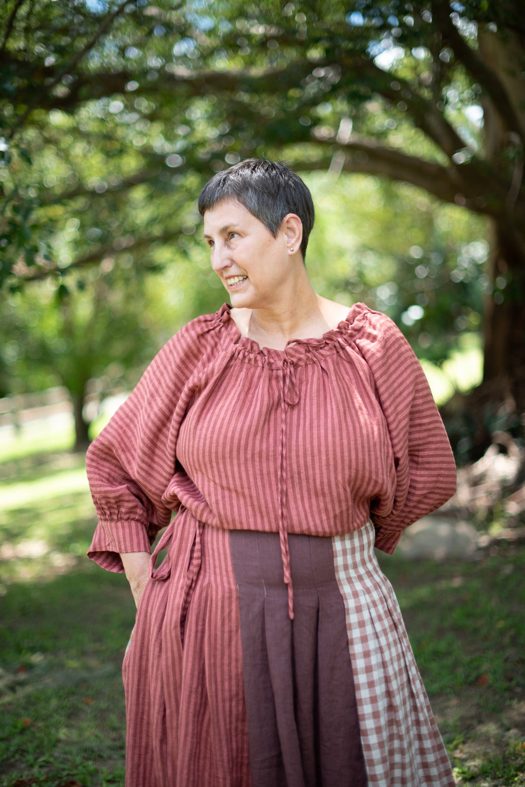 Wanderer Linen Blouse - made to order