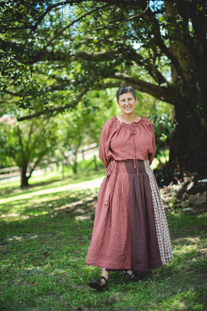 Keepsake Linen Wrap Skirt - made to order