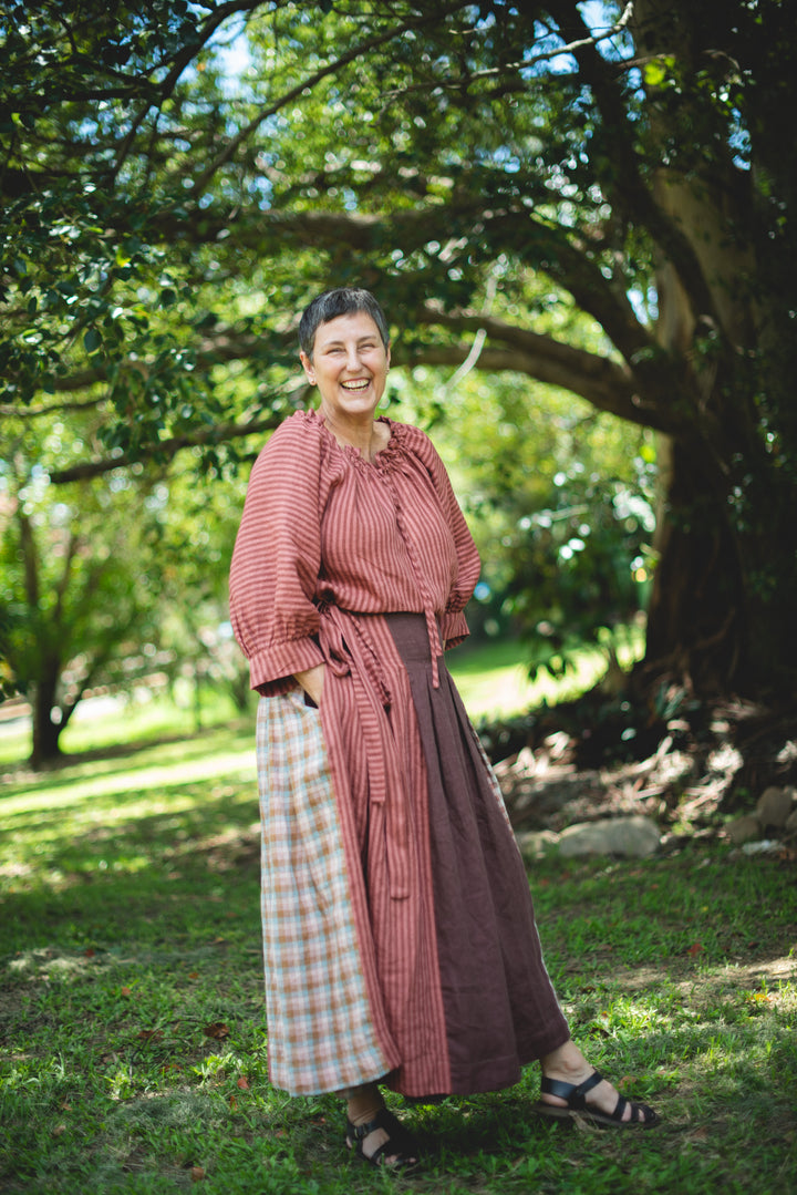 Keepsake Linen Wrap Skirt - made to order