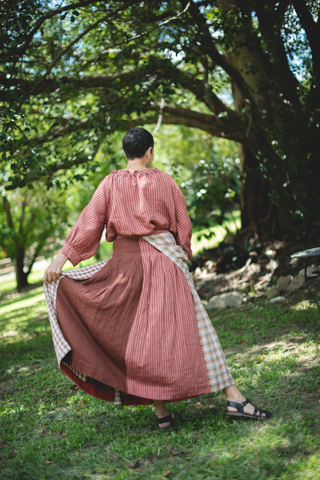 Keepsake Linen Wrap Skirt - made to order