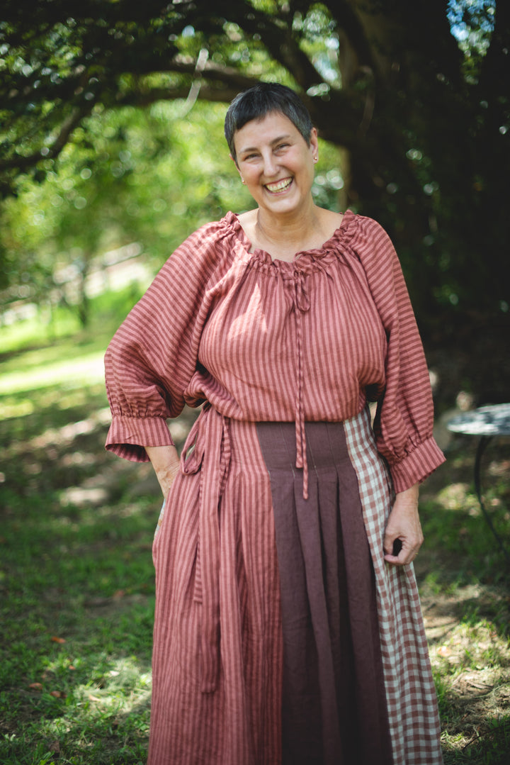 Wanderer Linen Blouse - made to order