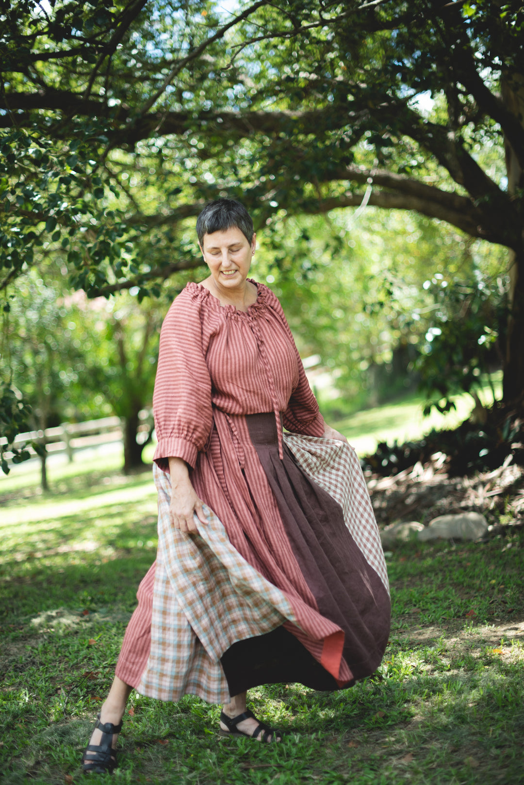 Keepsake Linen Wrap Skirt - made to order