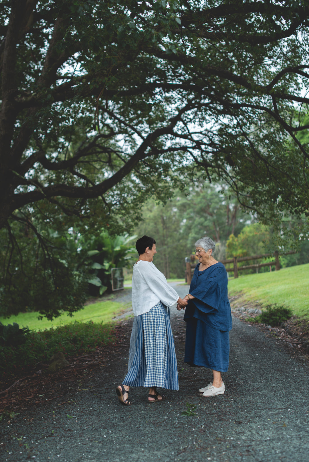 Keepsake Linen Wrap Skirt - made to order