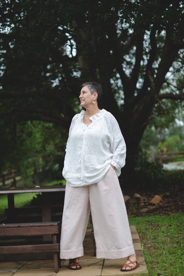 Hepburn Linen Culottes/Pants - made to order