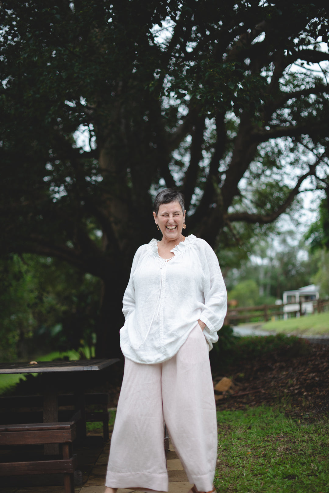 Hepburn Linen Culottes/Pants - made to order