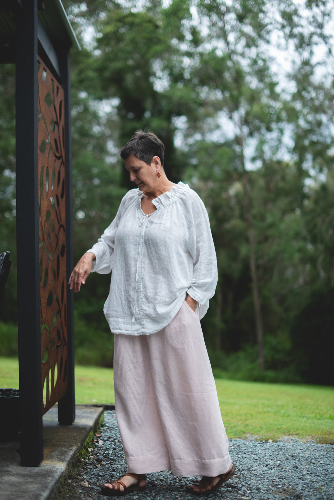 Hepburn Linen Culottes/Pants - made to order