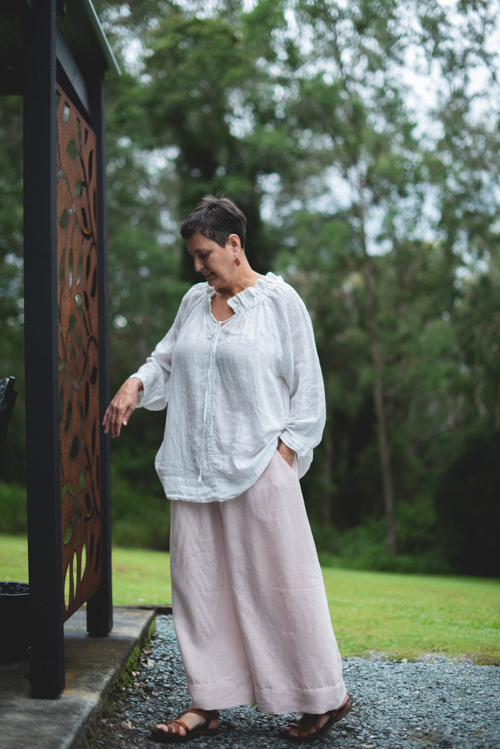 Hepburn Linen Culottes/Pants - made to order