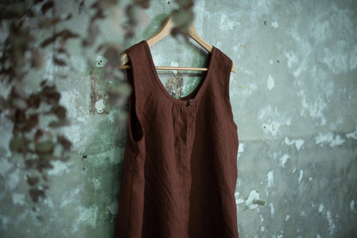 Chemise Linen Top - made to order