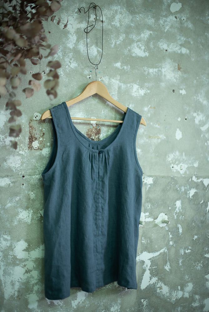 Chemise Linen Top - made to order