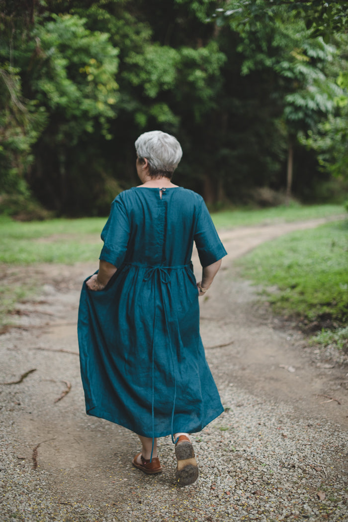 Serendipity Linen  Dress - made to order