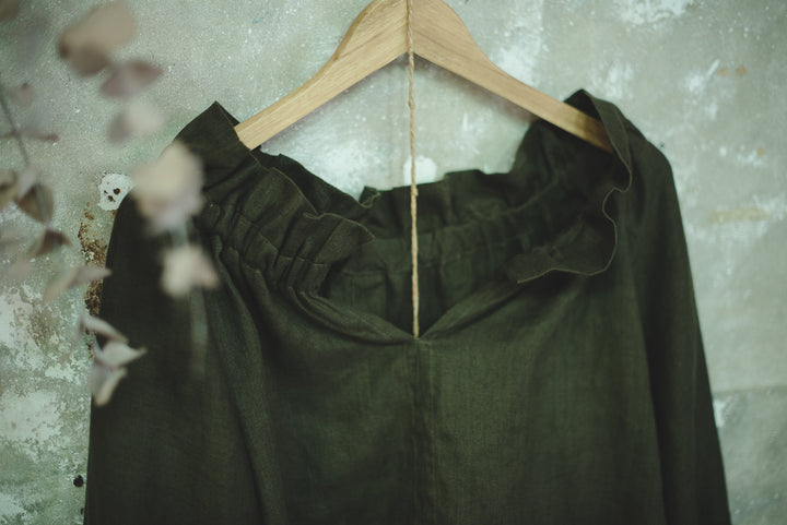 Weekender Linen Top - made to order