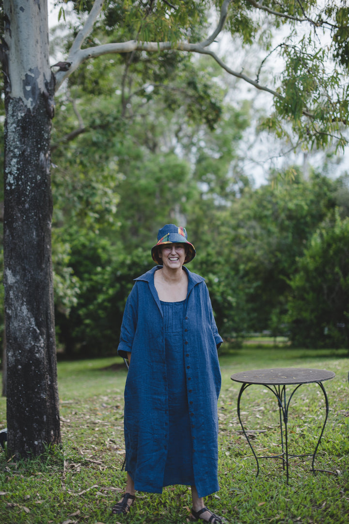 Pathfinder Linen Shirt Dress - made to order