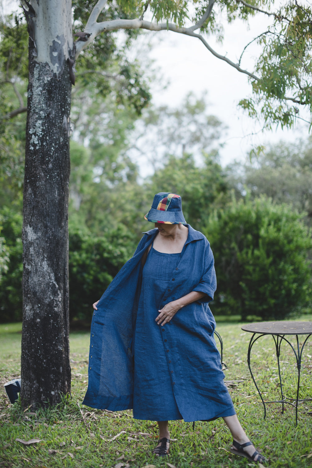 Pathfinder Linen Shirt Dress - made to order