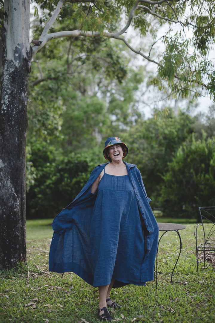 Pathfinder Linen Shirt Dress - made to order