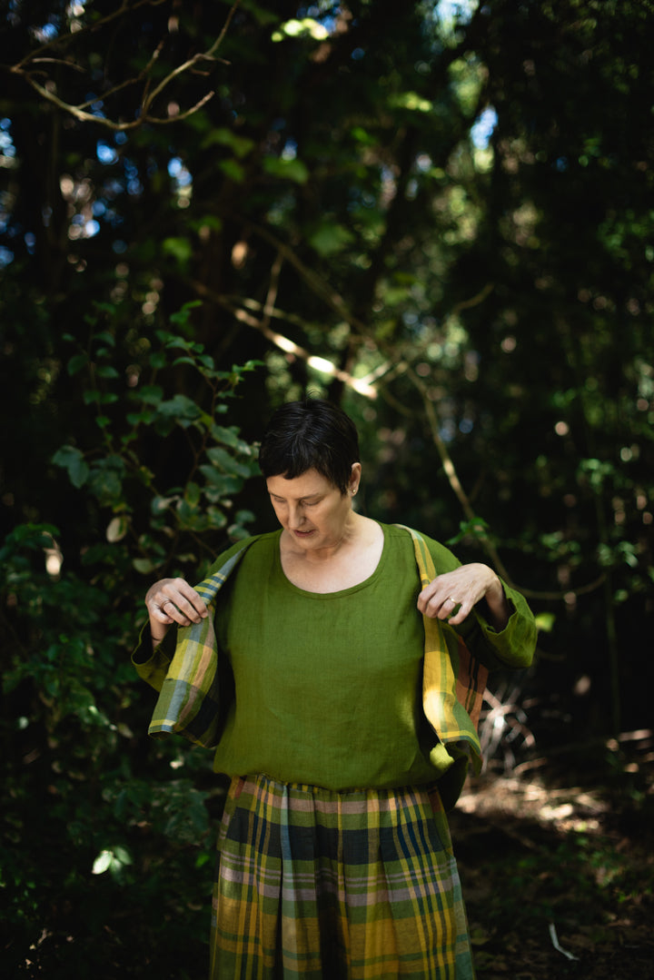 DD (Double Down) Linen Vest - made to order