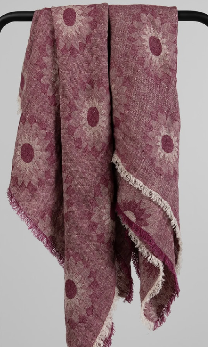 Linen Shawl/Wrap - woven in Europe