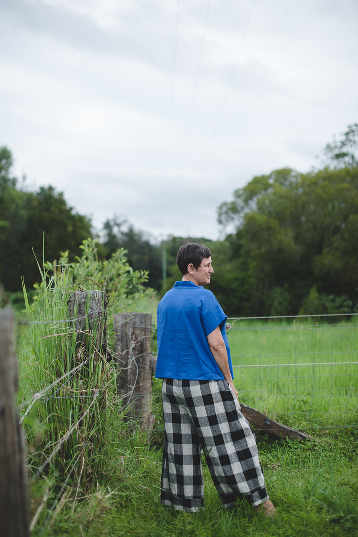 Boat Tee - Ready Made - Cobalt